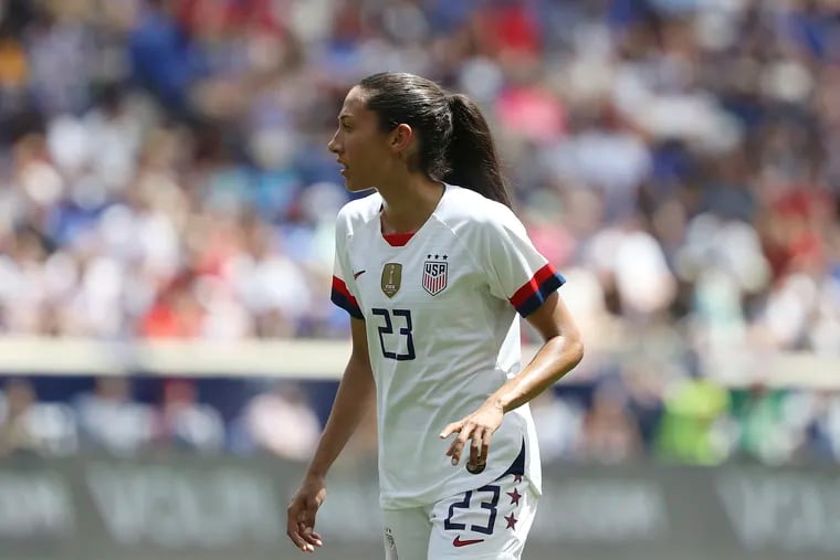 “Being just a few days away, it feels too long," forward Christen Press said of the U.S. women's soccer team's wait for kickoff at the World Cup. "We want to play, we’re ready to go.”
