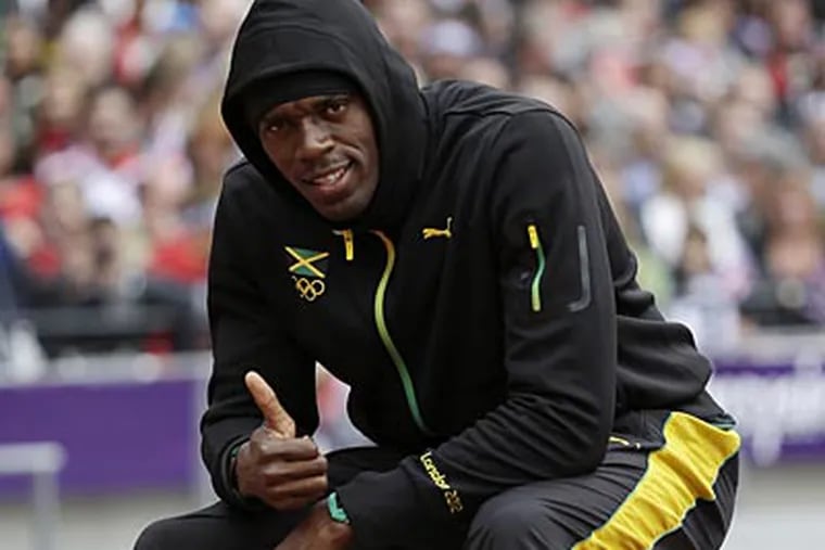 "I would not take up a challenge if I didn't think I was good enough," Usain Bolt said. (David J. Phillip/AP)