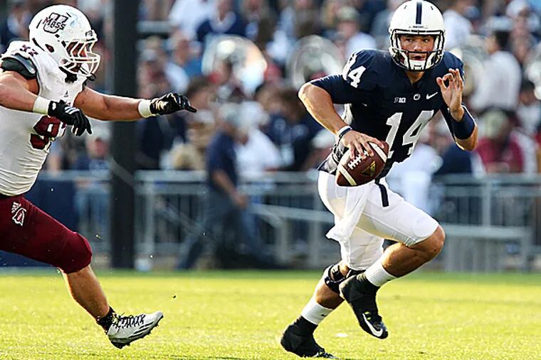 Penn State quarterback Christian Hackenberg. (Matthew O'Haren/USA Today Sports)