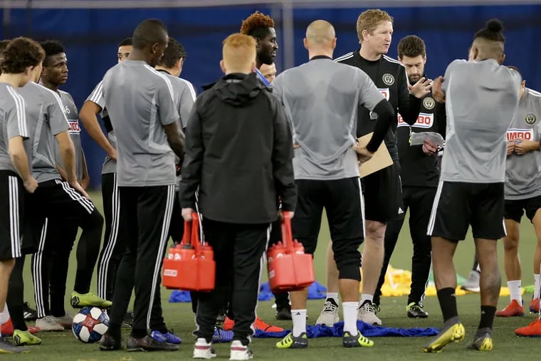 Union manager Jim Curtin treated Wednesday's preseason scrimmage against D.C. United as “as close to a regular season MLS game as possible."