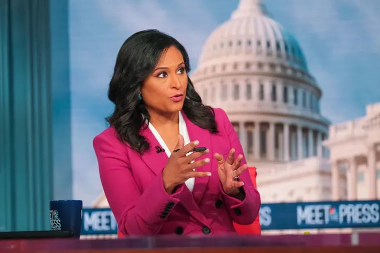 Kristen Welker takes over as the new moderator on NBC's "Meet the Press" on Sunday., Sept. 17, 2023.