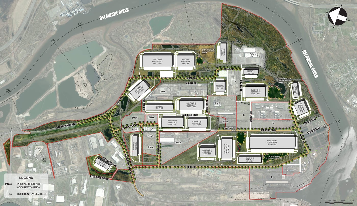 An overview of the plans for the revamped Keystone Industrial Port Complex.