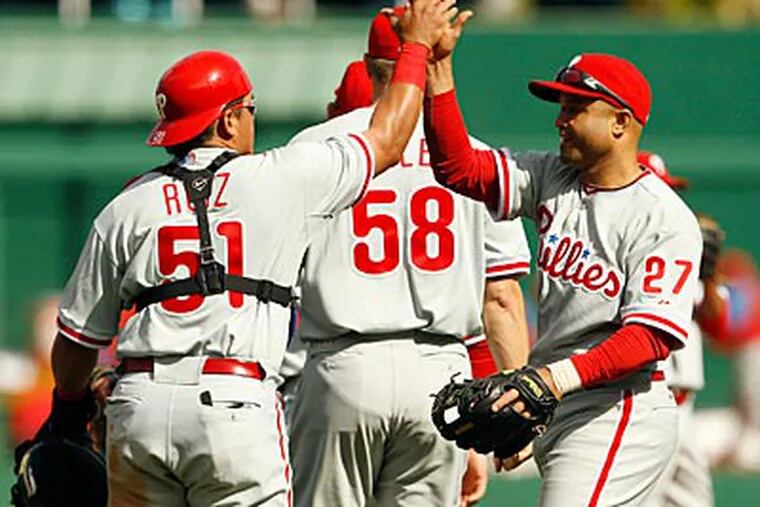 The Phillies' offense produced one run against the Pirates, but it was all they needed. (Yong Kim/Staff Photographer)