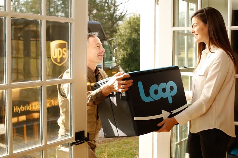Loop, a grocery service launched last month as a spin-off from Trenton-based company TerraCycle, delivers household food and products in reusable glass or metal packaging. The packages are picked up and refilled, and all items are delivered in a reusable box so the transaction doesn't create any waste.