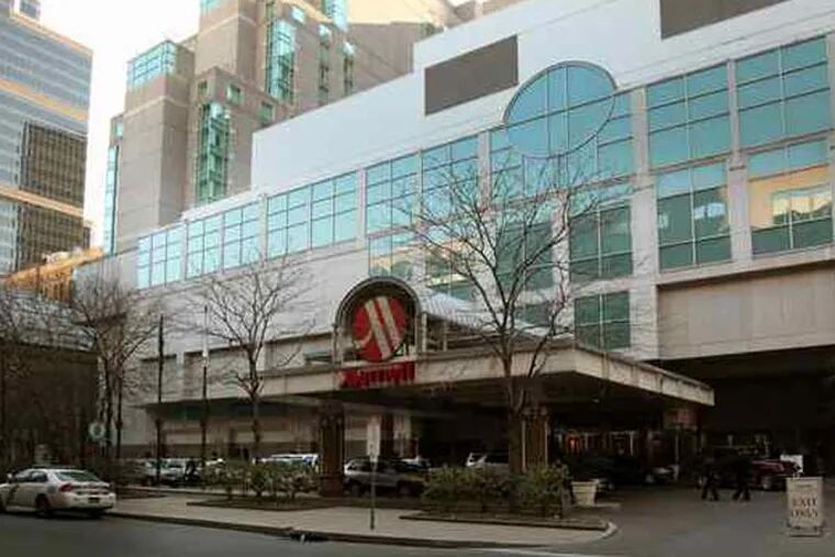 The Philadelphia Marriott Downtown at 12th and Market streets. (File photo: Laurence Kesterson / Staff Photographer)