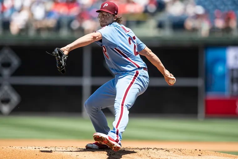 After struggling earlier in the season, the 26-year-old ace is in the midst of one of the best three-start stretches in franchise history. The Phillies only wish he could pitch every day.