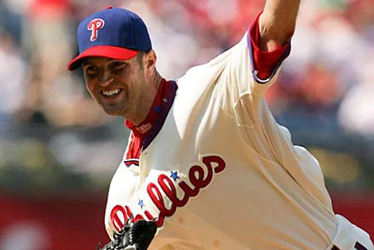 J.A. Happ is the latest Phillies pitcher to be bitten by the injury bug. (Yong Kim / Staff Photographer)