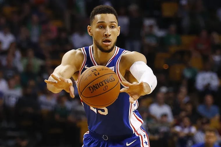 Ben Simmons’ ability to handle the ball and run the Sixers offense at 6-foot-10 has set his expectations sky high.