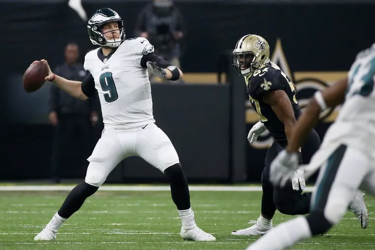 Nick Foles looked like Big Game Nick on the Eagles' first two drives, but looked like a backup quarterback for much of the rest of the game.