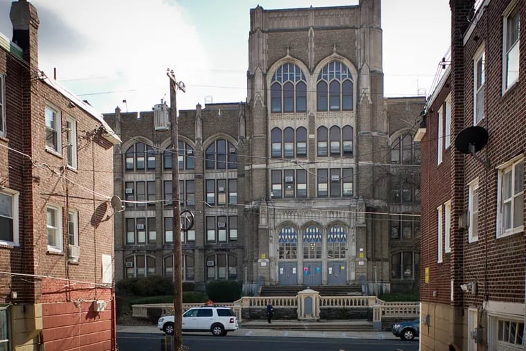 Olney Charter School, 100 W Duncannon Ave, Philadelphia, as seen on Monday afternoon November 24, 2014. ( ALEJANDRO A. ALVAREZ / STAFF PHOTOGRAPHER )