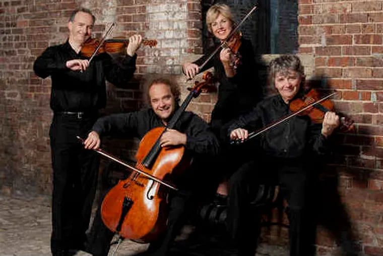 The Takacs Quartet appeared with pianist Garrick Ohlsson at the Perelman Theater on April 13, 2016.