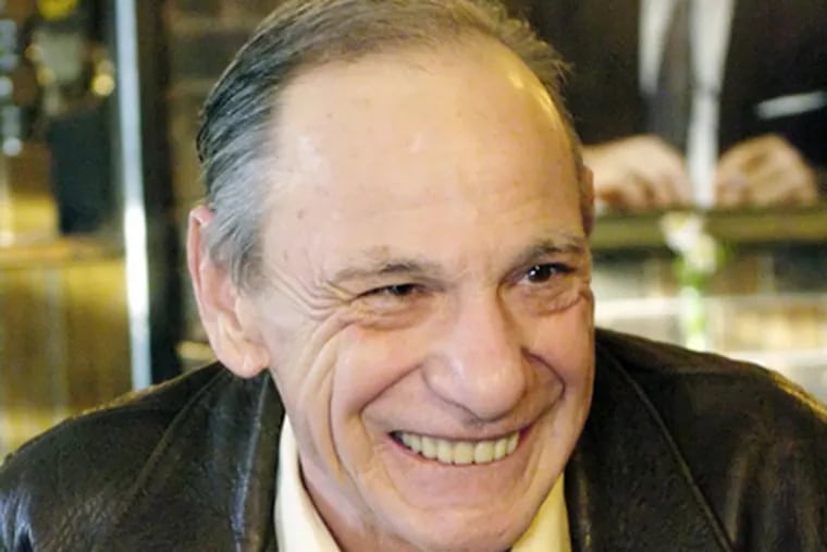 In this  Feb. 22, 2005 file photo, Henry Hill sits in the Firefly restaurant in North Platte, Neb. Hill, whose life as a mobster and FBI informant was the basis for the Martin Scorsese film "Goodfellas," has died. Hill's girlfriend Lisa Caserta says he died in a Los Angeles hospital after a long illness. He was 69. (AP Photo/Nati Harnik)