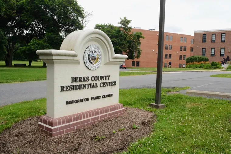 The Berks County Residential Center, one of the nation's three facilities that hold migrant families awaiting court hearings.