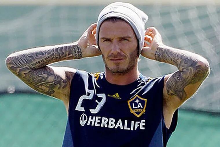 David Beckham will make his first visit to PPL Park on Thursday. (Reed Saxon/AP file photo)