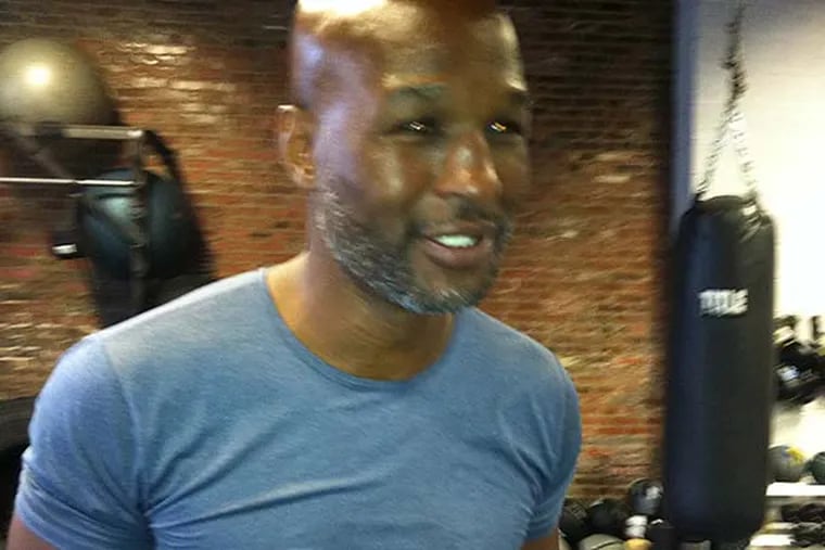 Philly-born boxer Bernard Hopkins praised Muhammad Ali while attending the community day event at Joe Hand Boxing Gym in Northern Liberties on Saturday, June 4, 2016.