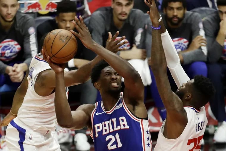 Joel Embiid had 32 points and a career-high 16 rebounds in the Sixers’ 109-105 win over the Clippers Monday night.