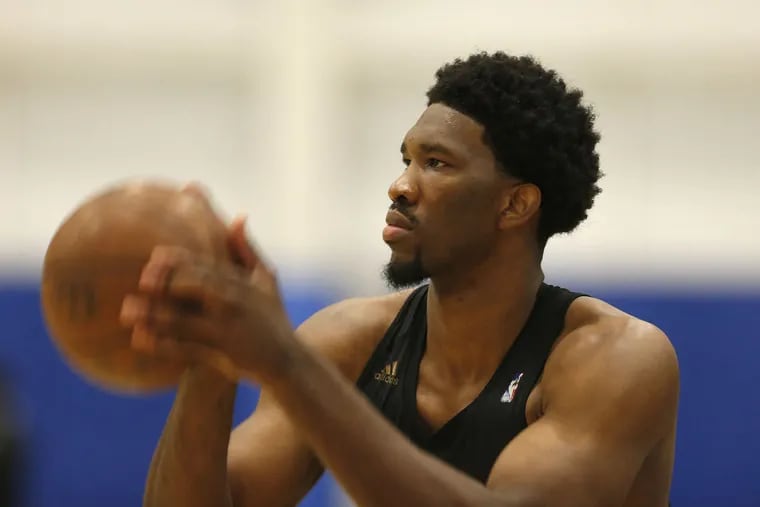 Joel Embiid may be rusty on the court, but he could be a sparking star in Philadelphia.