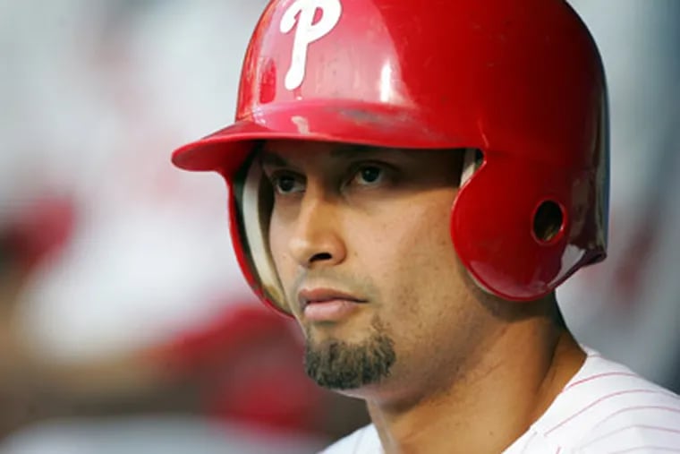 Shane Victorino brought his speed and arm strength to the Phillies for a bargain price.     (David Swanson / Staff Photographer)