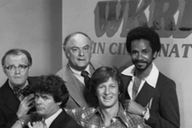 Classic sitcom characters: : &quot;WKRP&#0039;s&quot; original cast was (left to right, front) Jan Smithers, Loni Anderson, Howard Hesseman; (second row) Frank Bonner, Gary Sandy; (back row) Richard Sanders, Gordon Jump, Tim Reid. The set has the 22 first-season shows.