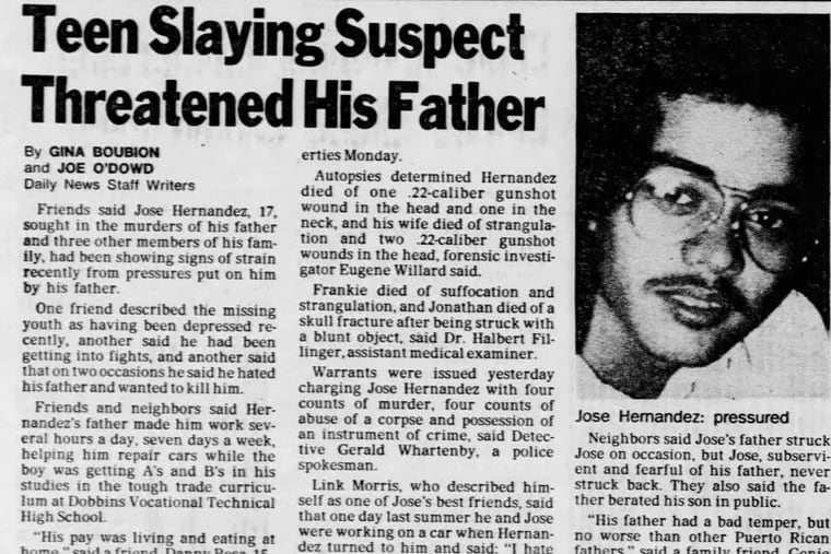 A March 23, 1988 Daily News clipping on Jose Hernandez.