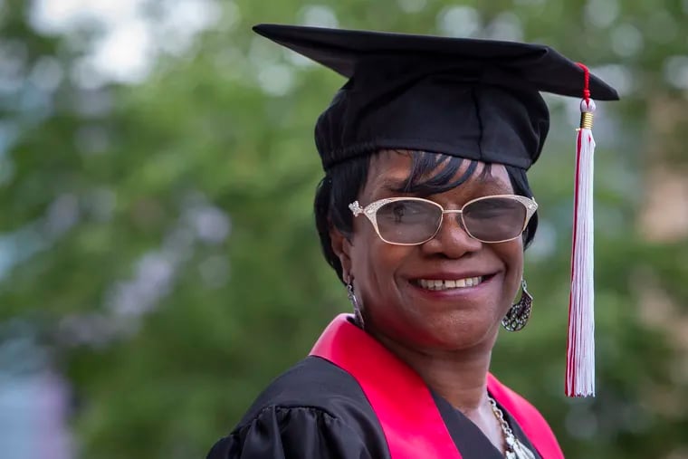 Twyanna Williams, 65, will receive her high school diploma from South Philadelphia High School's Educational Options Program.