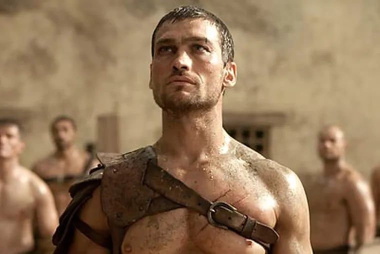 Andy Whitfield as Spartacus in the Starz television series