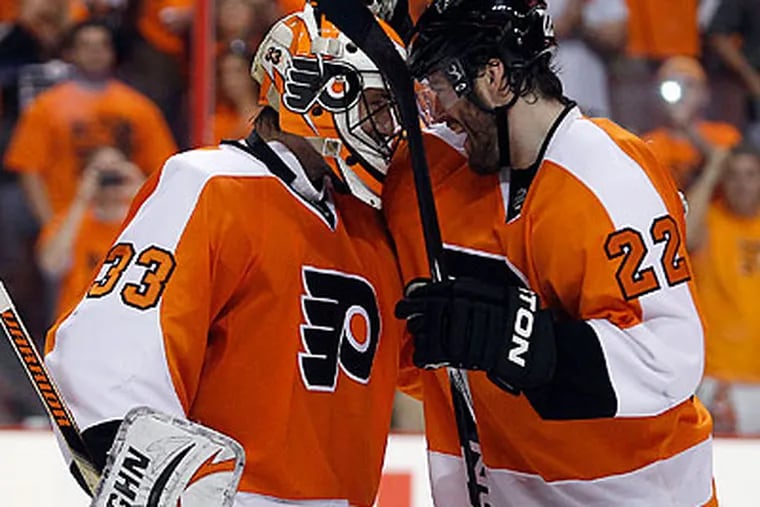 Yet again, the Flyers played their best when a loss meant the end of their season. (Yong Kim/Staff Photographer)
