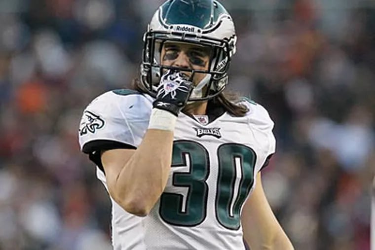 "Stuff outside of football, it's been a little different," Colt Anderson said of moving to Philadelphia. (AP file photo/Nam Y. Huh)
