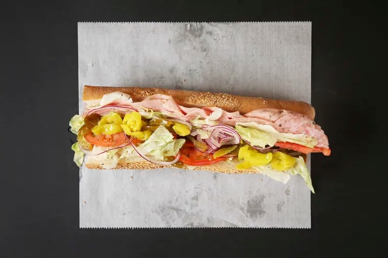 The classic Italian hoagie is pictured at Mi-Pal's Deli in South Philadelphia.