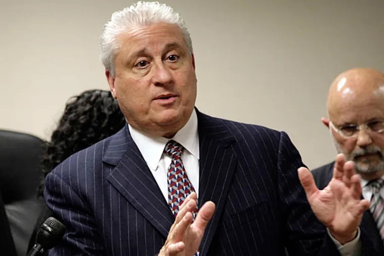Russell Nigro , Board of Revision of Taxes chairman, was all about talking to reporters when Nutter wanted his resignation in 2009. (File photo)