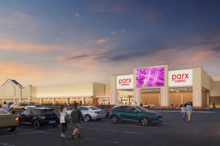 An artist's rendering of the Parx Casino Shippensburg, which would be built in a former Lowe's home improvement store in the Cumberland County town. The Pennsylvania Gaming Control Board on Wednesday approved a license for the new mini-casino, which is scheduled to open in November.