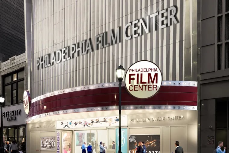 Renderings of the new Philadelphia Film Center — formerly the Prince Music Center