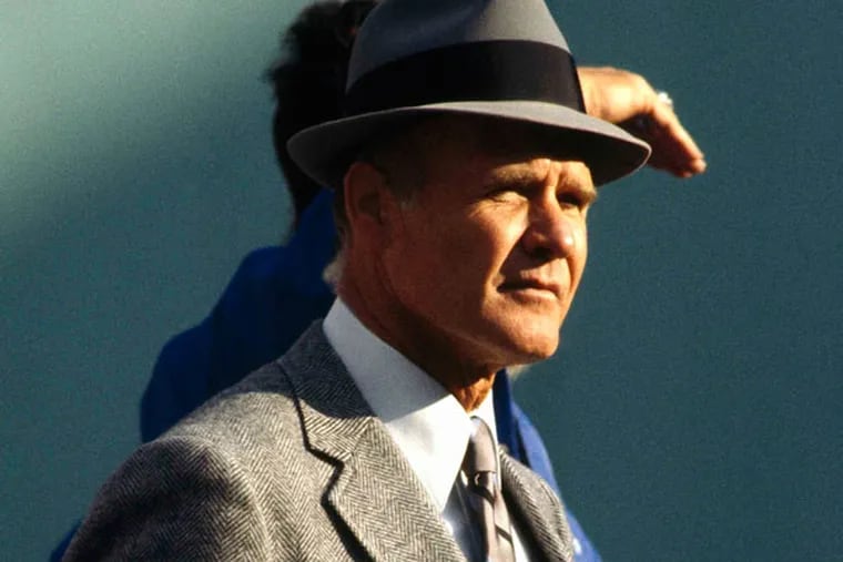 Dallas Cowboys coach Tom Landry is shown in 1979. (AP Photo)