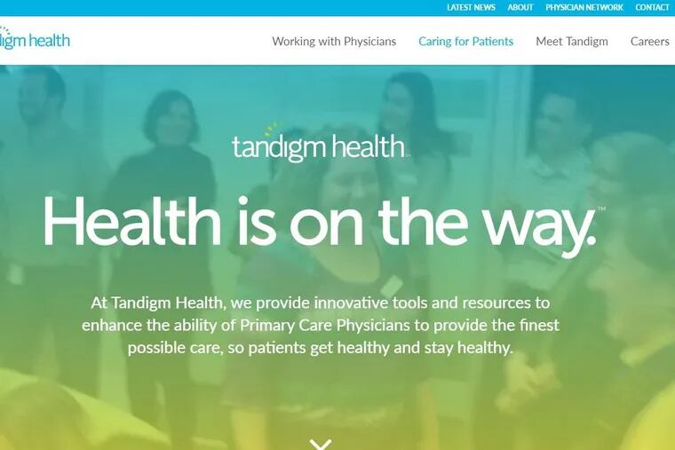 Tandigm Health is a West Conshohocken company that tries to help primary care doctors be more efficient.
