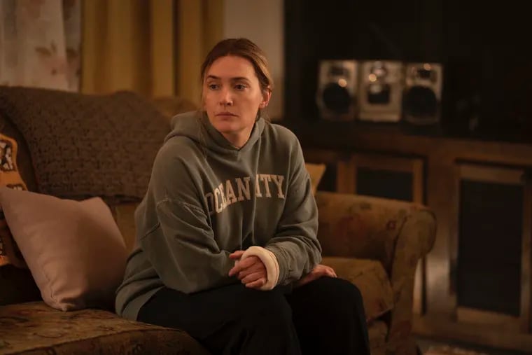 Kate Winslet in HBO's "Mare of Easttown". Her character's basketball roots are no surprise when you consider the basketball background of the show's creator.