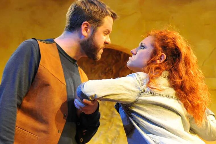 Philadelphia Shakespeare Theatre's production of &quot;The Taming of the Shrew&quot; stars Jenna Kuerzi as Katherina and Aaron Kirkpatrick as Petruchio.