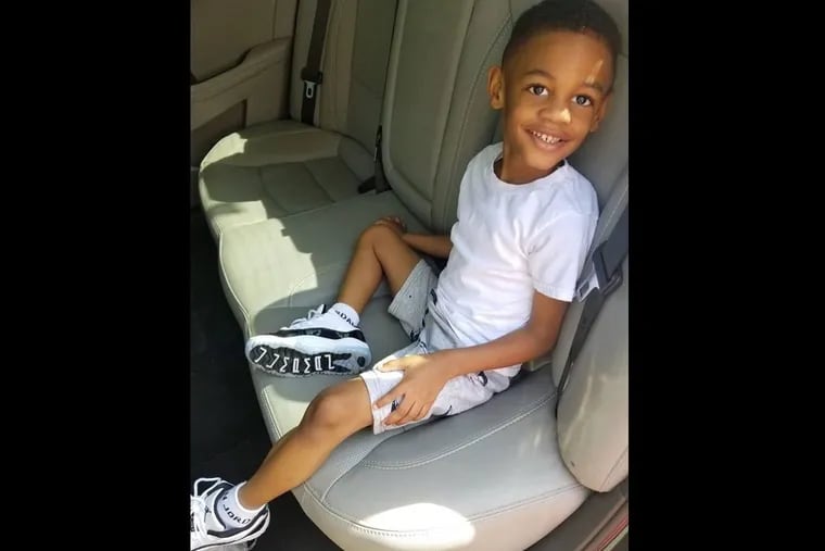 Xavier Moy, 5, was fatally struck by a hit-and-run driver Friday afternoon in the 5000 block of Irving Street in West Philadelphia.