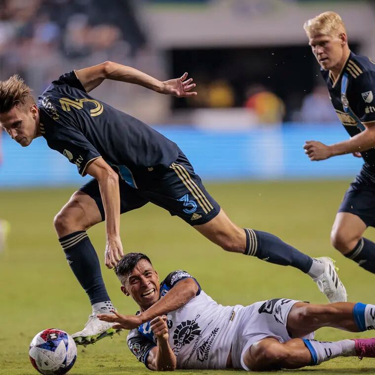 Jack Elliott (left) and Jakob Glesnes (right) have started almost every game at centerback for the Union this year.