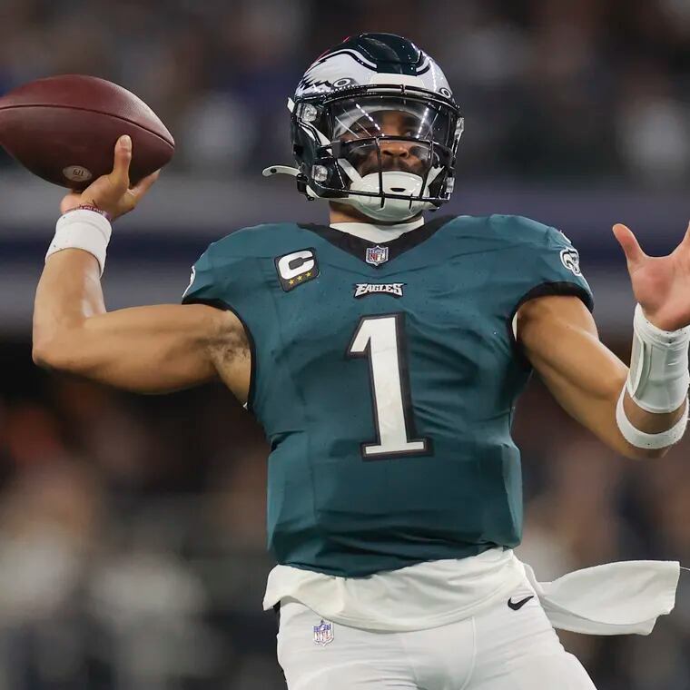 Jalen Hurts and the Eagles lost to the Cowboys on "Sunday Night Football" last season in Week 14 at AT&T Stadium. This year, the Eagles and Cowboys won't play each other in primetime.