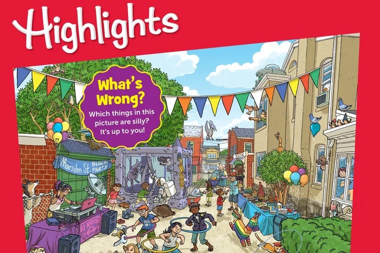 Highlights magazine showcases Chuck Dillon’s art of block party in Philly