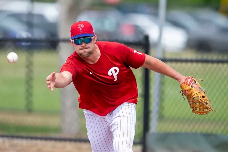 Phillies player rep Rhys Hoskins got a crash course in labor law during MLB lockout