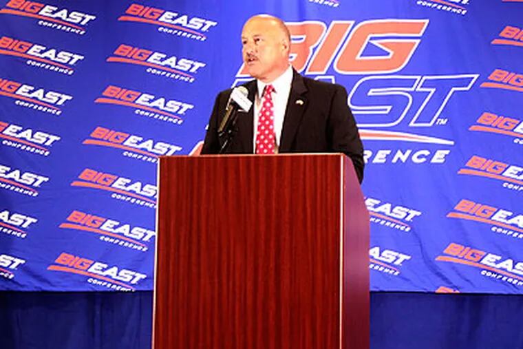 Steve Addazio will face old friends such as UConn's Paul Pasqualoni and South Florida's Skip Holtz in the Big East. (David Swanson/Staff Photographer)