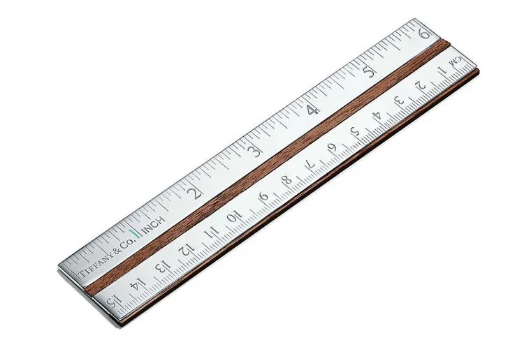 Tiffany’s sterling silver ruler sells for $450 and helped contribute to a sales rebound for the company.
