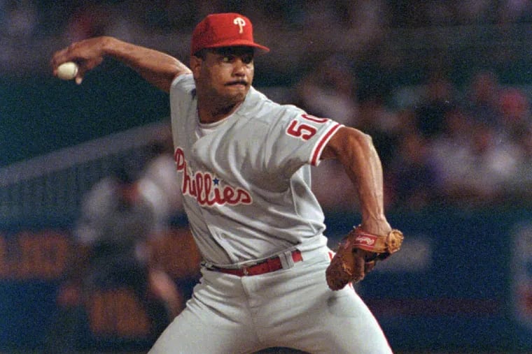 Jose DeLeon appeared in 27 games with the Phillies from 1992-93.