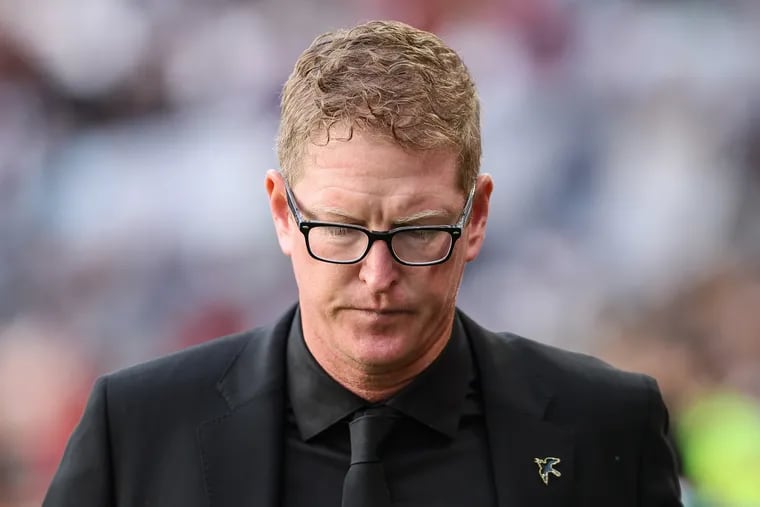 Union manager Jim Curtin watched his players give up the most goals of any game in the team's 15-year history.