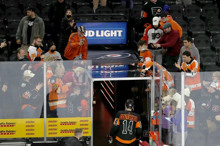 Flyers fans have not had much to cheer for this season, as the Flyers have struggled with injuries and to put a winning product on the ice.
