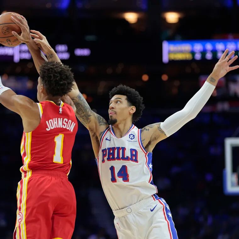 Joel Embiid shakes off rust with 21 points in Sixers' 120-106 preseason win  over Hawks