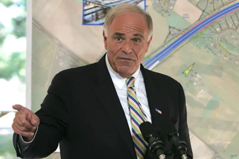 Gov. Rendell vetoed three bills on Saturday, including an expansion of the so-called castle doctrine. (File Photo / Staff)