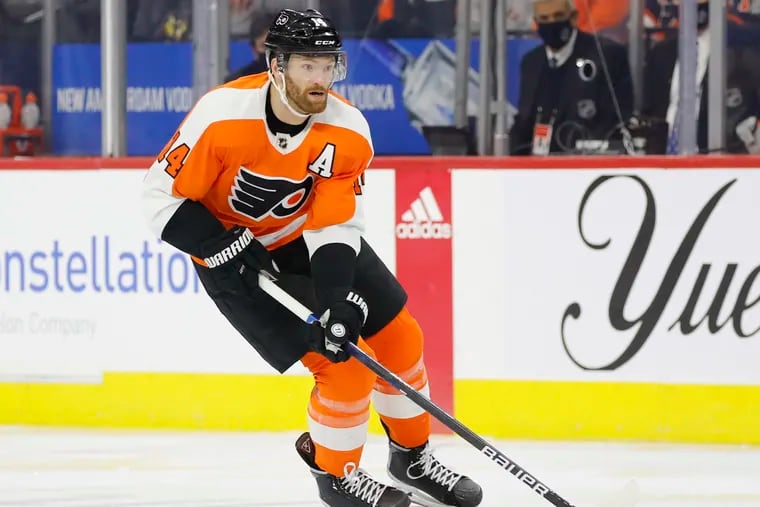 Flyers center Sean Couturier has not played an NHL game since December 2021 because of a nagging back injury that required two surgeries.
