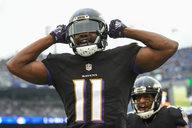 Former Baltimore Ravens receiver Kamar Aiken has landed with the Eagles and is hoping to replicate his big 2015 breakout season.